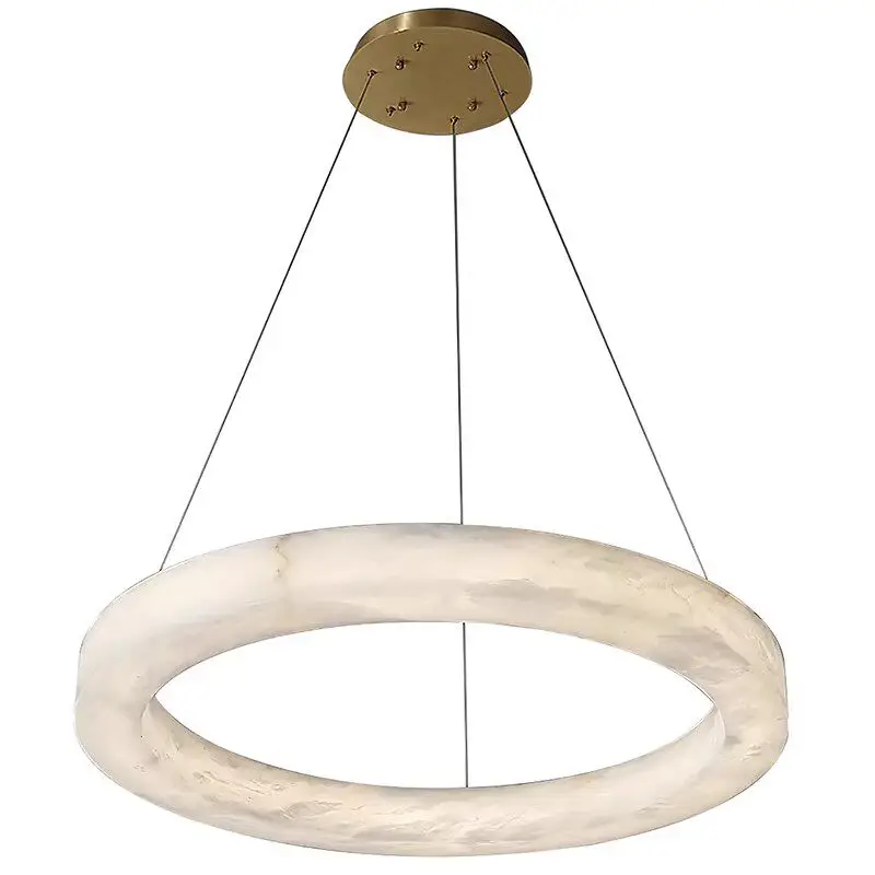 

Imported marble chandelier 2026 new living room main lamp light luxury creative bedroom study designer model room lamp