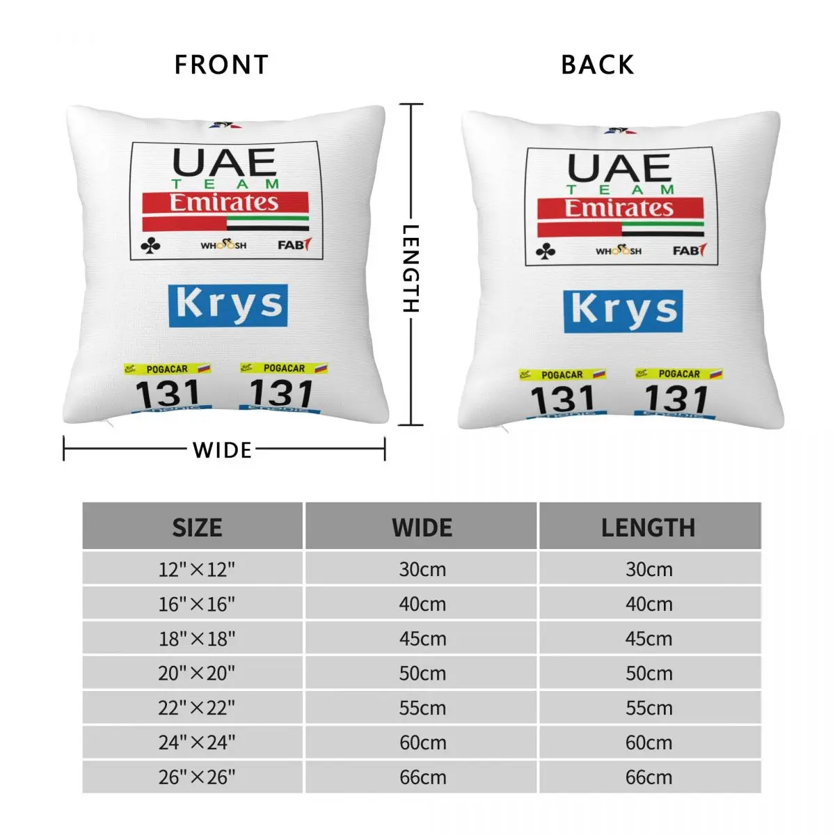 Winner Tadej Pogacar Uae Team Mask King Size Sofa Cover Thick Pillow Case Pillow Cover Of Sofa Body Pillow Pillow Cases Decorat