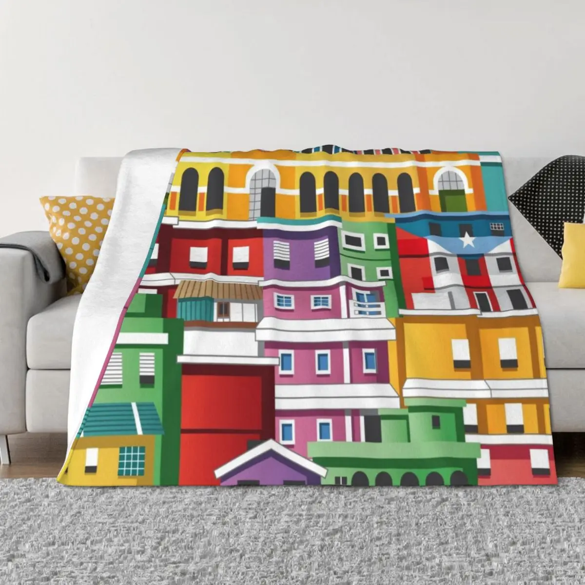 

La Perla, San Juan (Puerto Rico) Throw Blanket anime Fashion Sofas Single Stuffeds Blankets