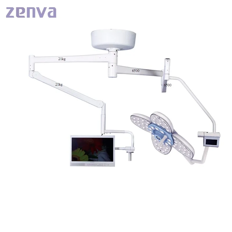 Hospital Surgical Room Light Double Dome Operation Ceiling Shadowless Lamp Surgery LED Ot Operating Light