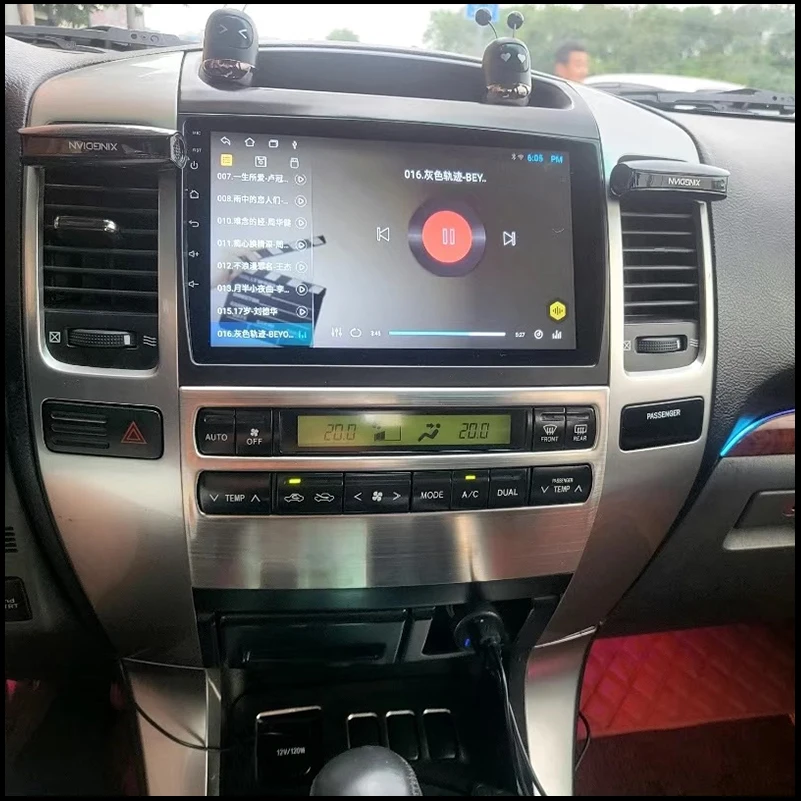 

Для Toyota Land Cruiser Prado LC120 FJ120 2003 ~ 2009 панель управления кондиционером декоративная крышка отделка аксессуары для стайлинга автомобилей