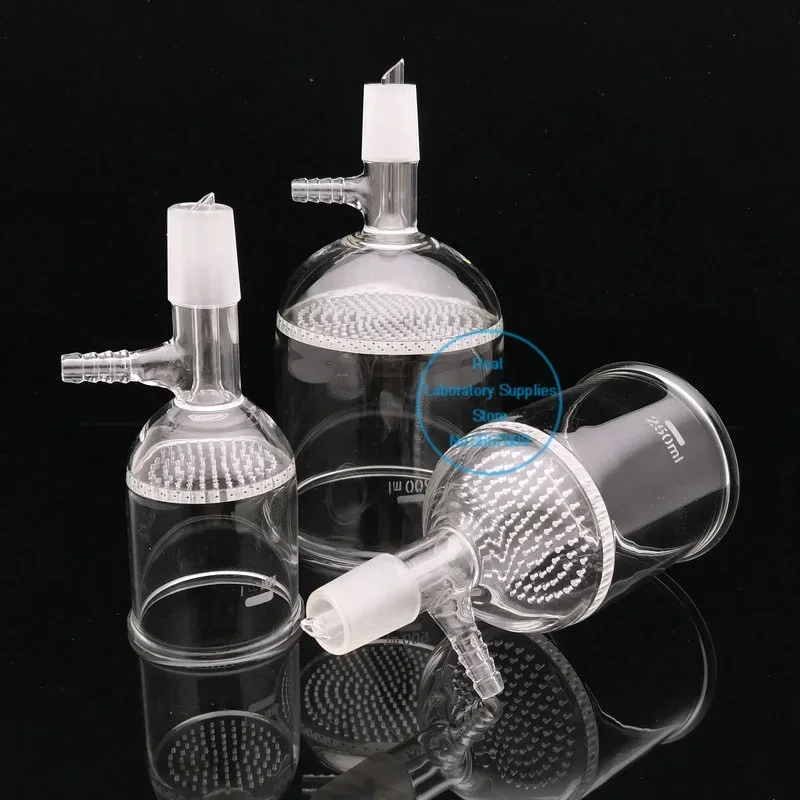 1piece 30ml/60ml/100ml/150ml/250ml/500ml/1000ml Glass Suction Filter Funnel for Laboratory Use