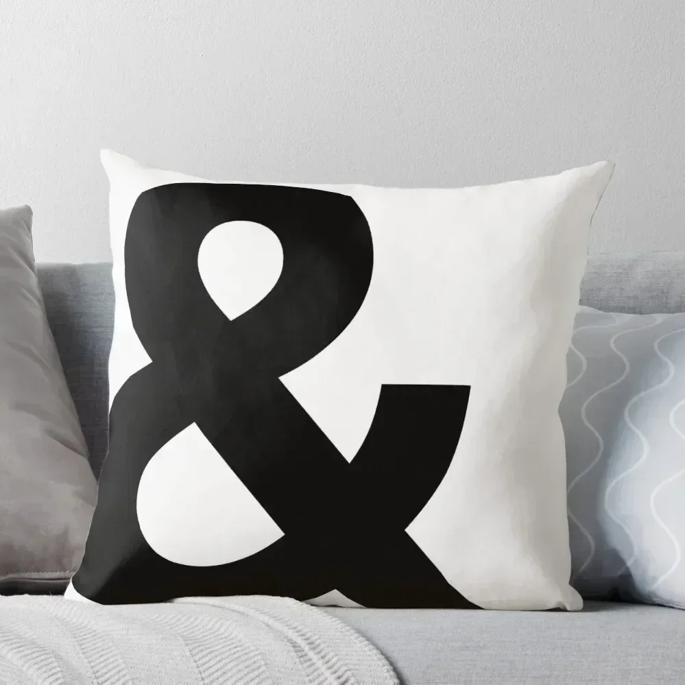 Ampersand Throw Pillow christmas ornaments 2025 Decorative Cushion Cushion Child Embroidered Cushion Cover pillow