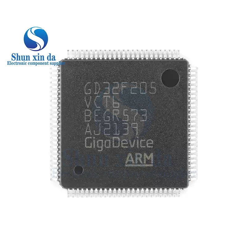 Новый оригинальный GD32F205VCT6 LQFP-100 32-битный микроконтроллер MCU IC контроллер