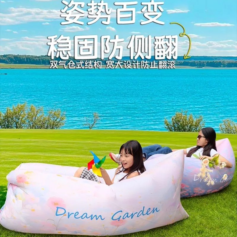 Customized Inflatable Pattern Camping Lazy Inflatable Inflatable Portable Durable Nice Outdoor Furniture Opblaasbaar ZYCQSF