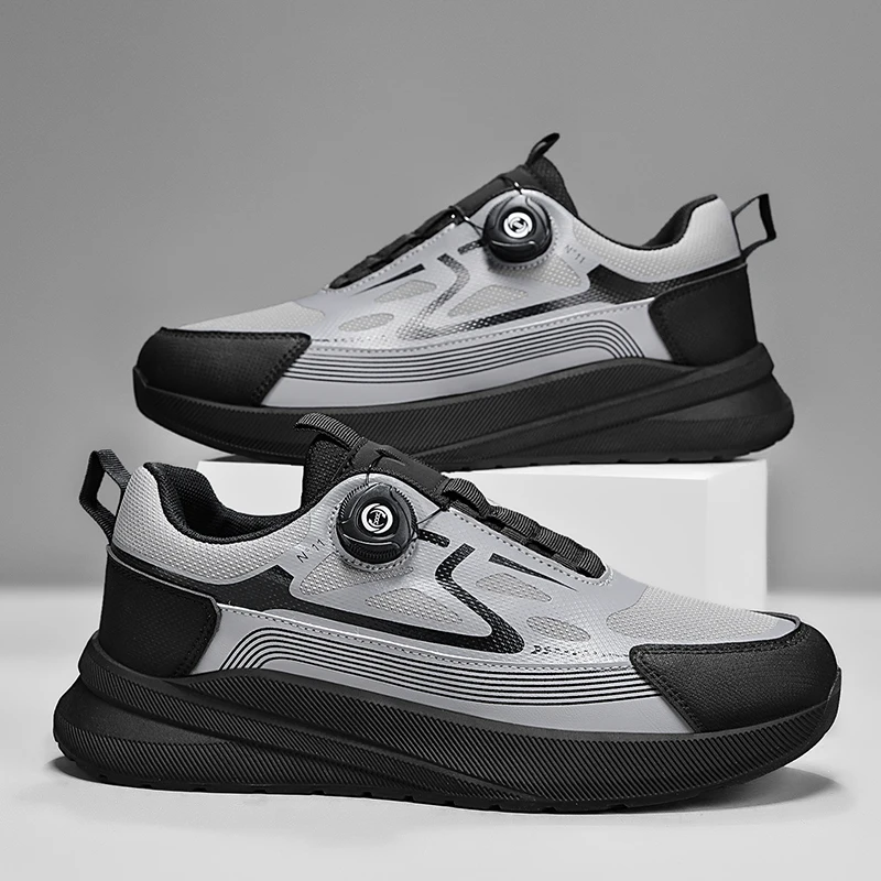 

Мужская повседневная обувь из высококачественной ткани Оксфорд, весенне-осенняя уличная повседневная спортивная обувь с ручкой, модные черные прогулочные туфли