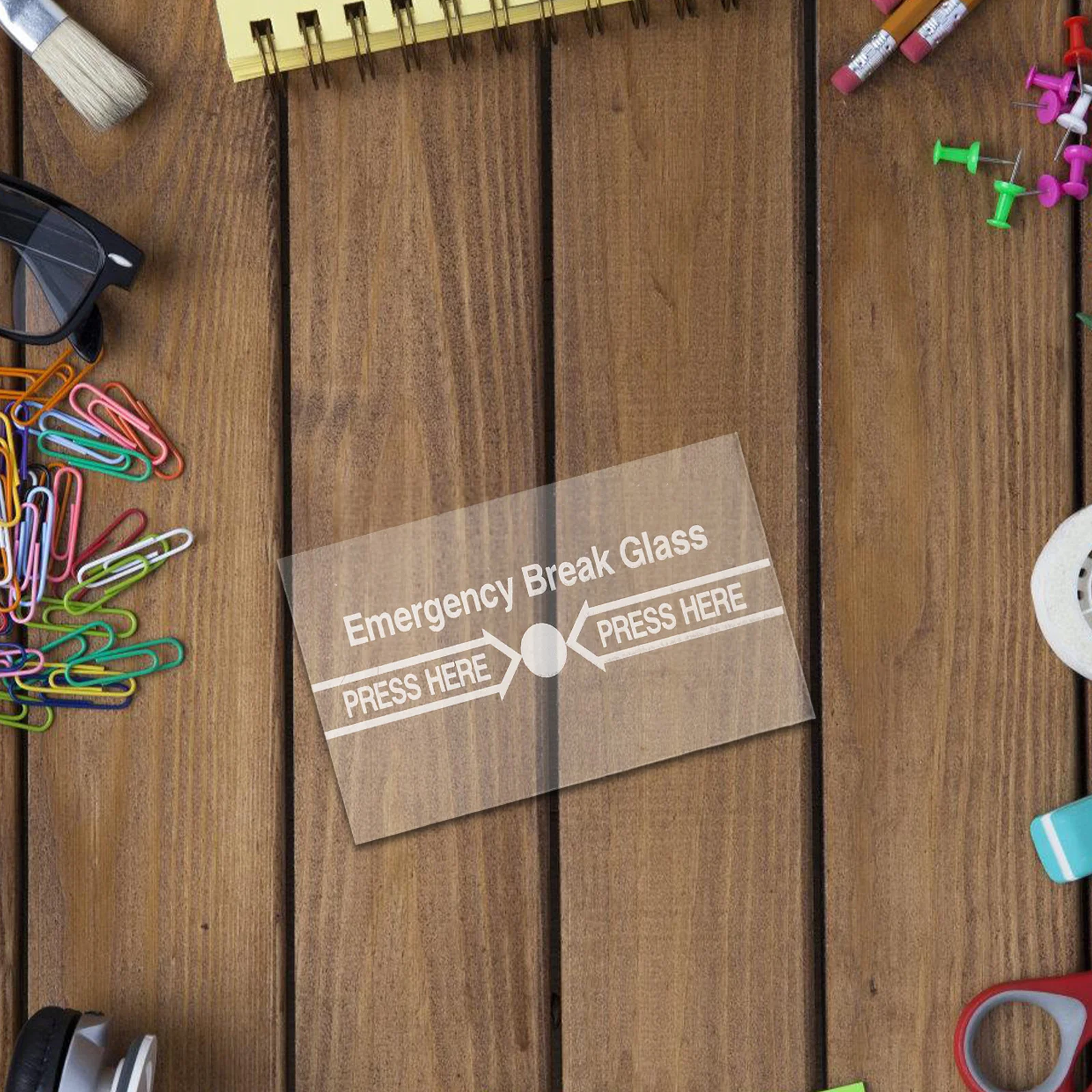 2 قطعة غطاء مفتاح إنذار الحريق دليل كسر الزجاج جهاز الطوارئ مقاومة درجات الحرارة العالية استبدال مقاوم للماء للسلامة #3