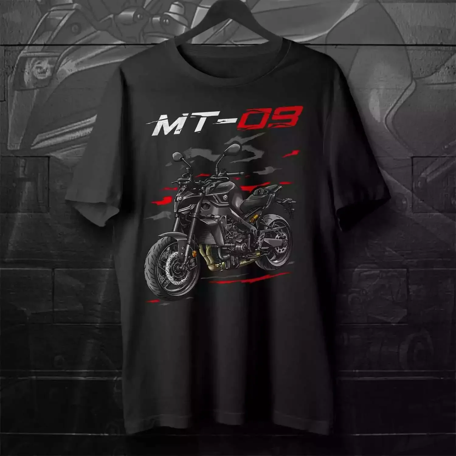 

2025 Man T shirt 100% Cotton MT-09 2024 Motorcycle T-shirt Riders fashion T shirt Streetwear