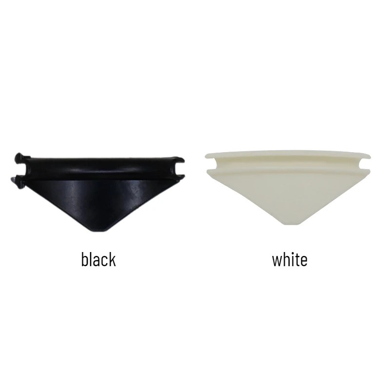 Spring Plastic Scraper for Vending Machine Spiral Cargo Lane Baffle Extension Sheet Black / White 5/10/50/100/500/1000pcs