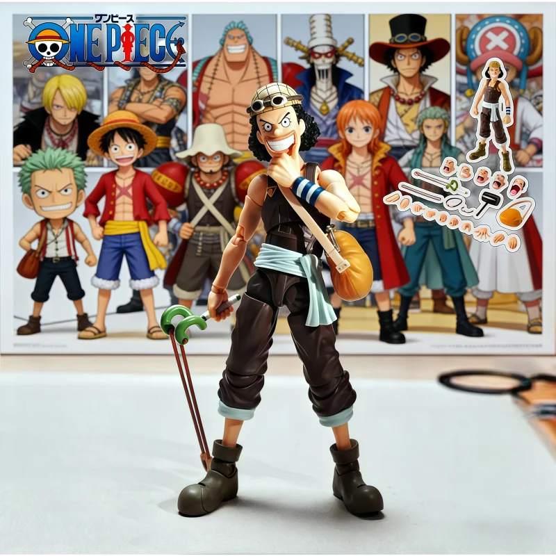 

Bandai S.H.Figuarts One Piece Usopp Action Figure Dawn Of Adventure Series Detail Movable Figurine Toy Anime Fans Collection
