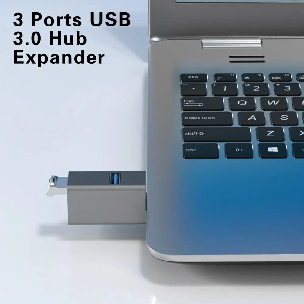 Reliable USB Hub Adapter Compact Data Hub High Speed 3 Ports USB3.0 Expander  Fast Transmission