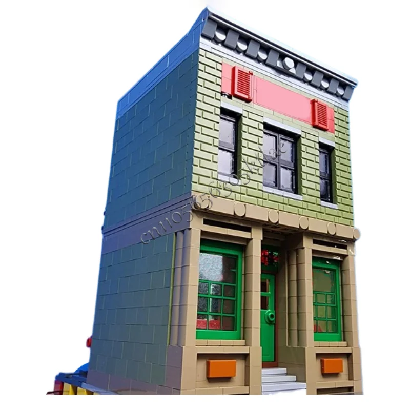 1342 PCS MOC 창의적인 식료품점 인기 모듈식 블록 모델 세트 DIY 조립 전시 장난감 어린이 생일 선물