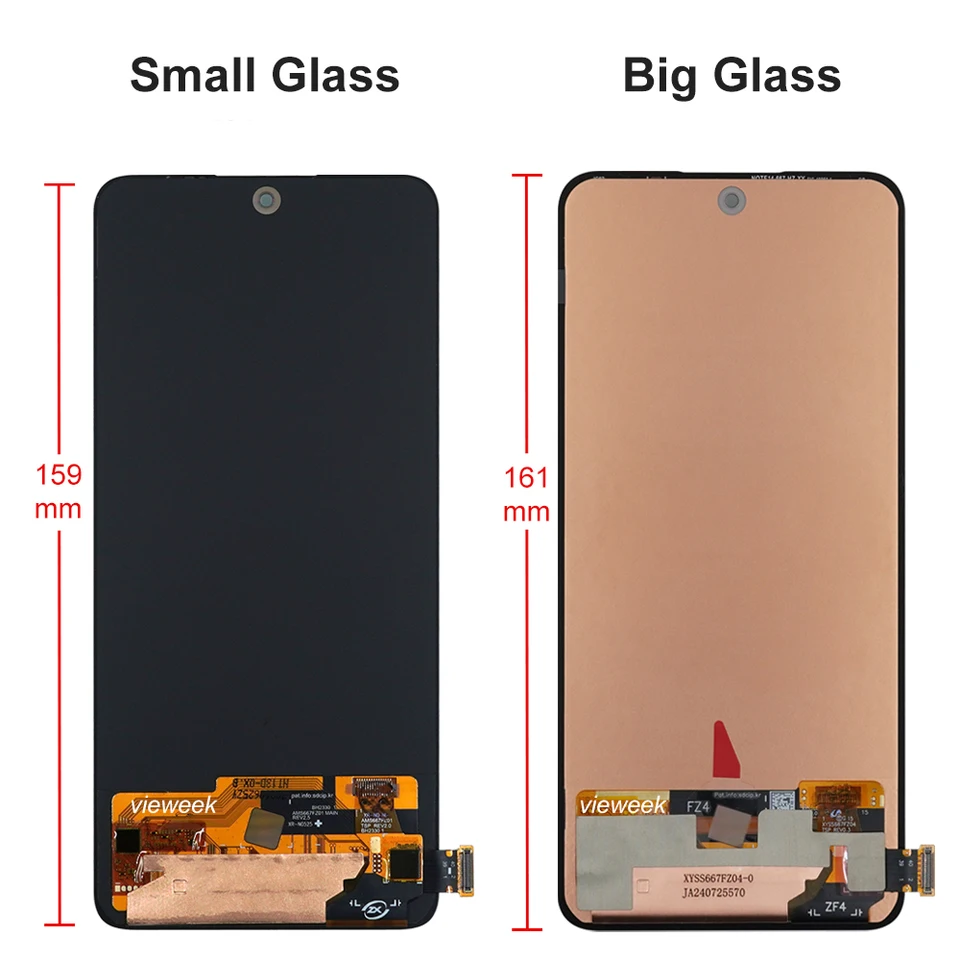 Pantalla AMOLED para Xiaomi Redmi Note 14 4G 24117RN76G 24117RN76O, LCD con táctil y digitalizador, con marco, reemplazo 3