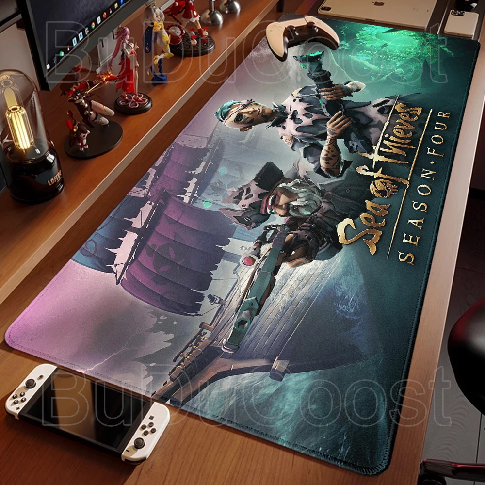 

Hot Adventure Sea Of Thieves Non-slip Mouse Pads Suitable For Office Computers Laptops E-sports Game Desk Mats 400x900 Keyboard