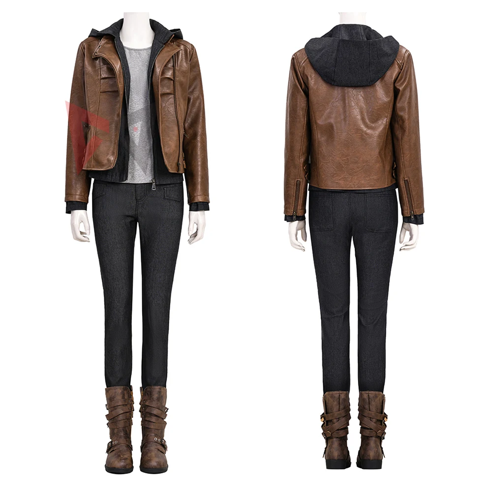 

Новый костюм для косплея Grace Ashcroft, рубашка, пальто, брюки, обувь на выбор для игровой вечеринки, Хэллоуина, индивидуальный заказ