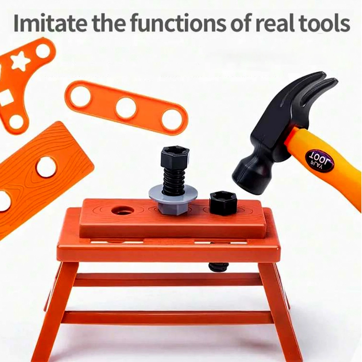 Caixas de ferramentas de simulação infantil, brinquedos de reparo, furadeiras elétricas, aparafusar, dramatização, inteligência, educação precoce, faça você mesmo