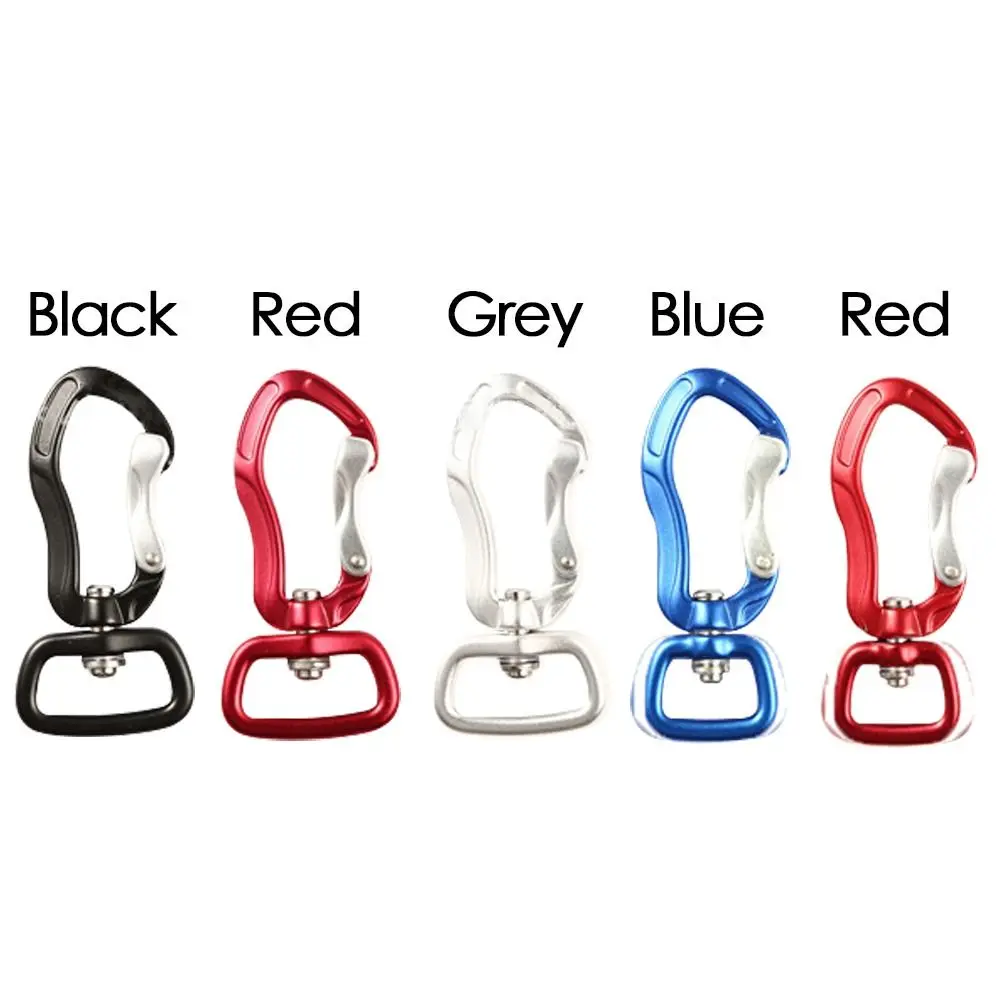D شكل الملحقات الألومنيوم المهنية حلقة تسلق الأمن قفل رئيسي تسلق خطاف المفاتيح معدات الحماية تسلق الجبال #5