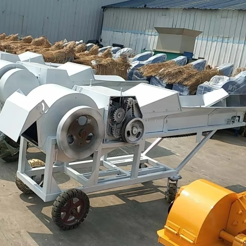 Wet and Dry Dual Purpose Straw Crusher Machine Processes Various Crop Stalk Materials for Silage Making