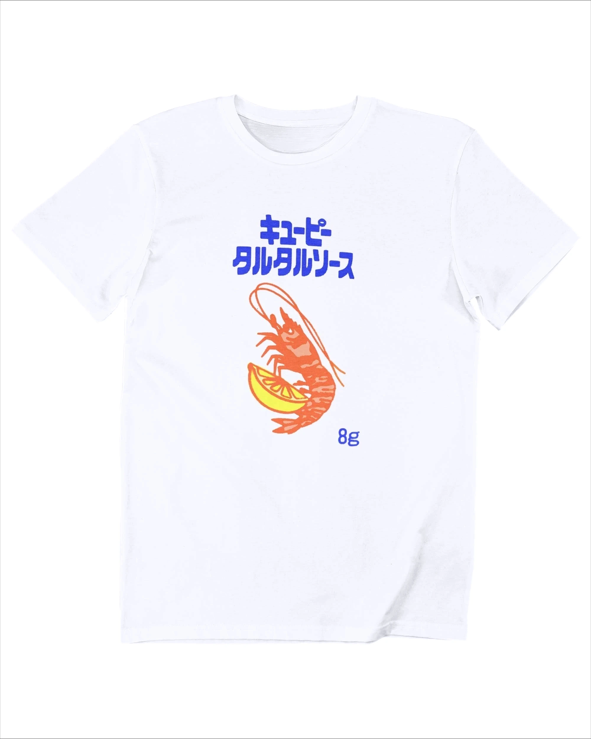 Shrimp Graphic Printing Summer funny Women's T-Shirts Short Sleeves Street Fashion Trend Clothing  Kawaii Print Tee for Women