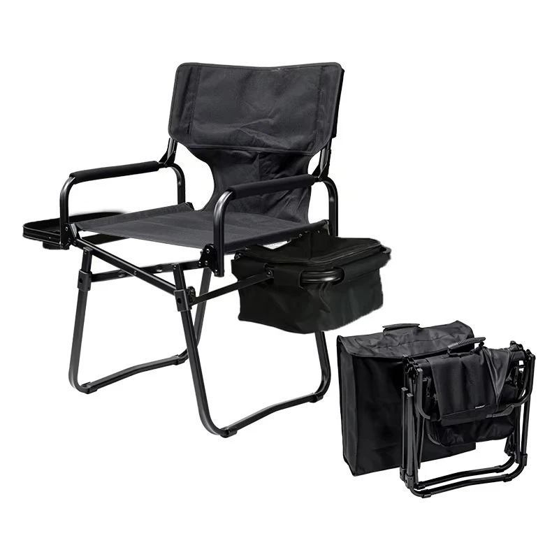 

Modern Outdoor Large Fishing & Camping Chair Portable Folding with Cup Holder for Beach Travel Park Use