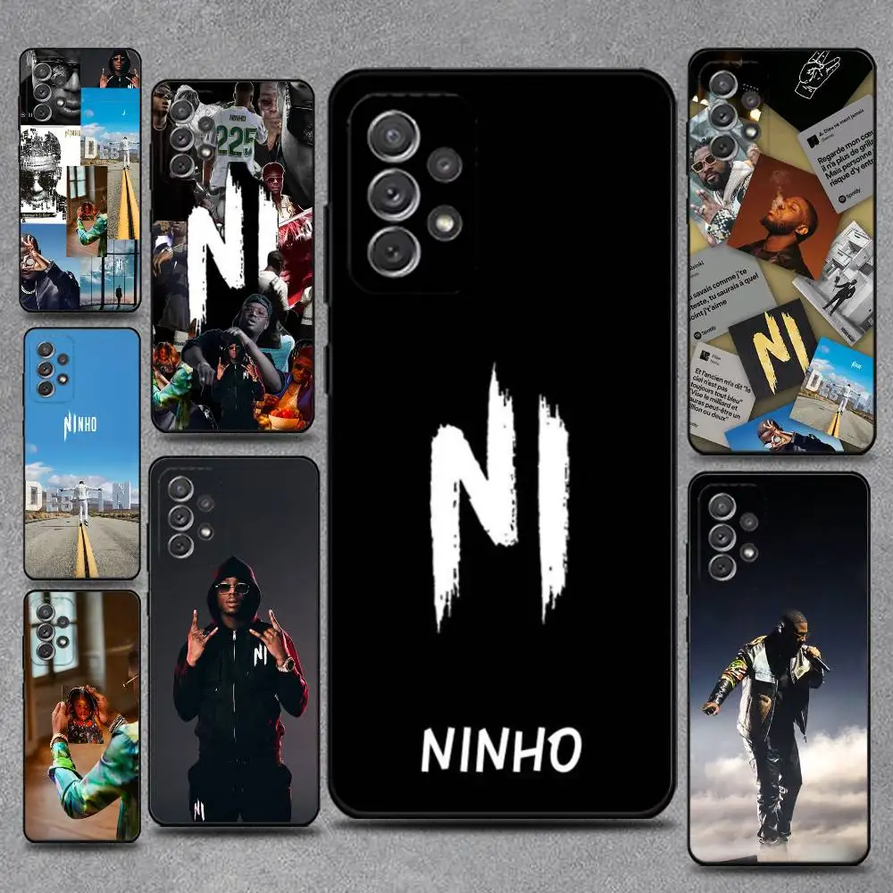 

Rapper-ES NinhoS N-NI Phone Case For Samsung S25,S24,S21,S22,S23,S30,Ultra,S20,Plus,Fe,Lite,Note,10,9,5G Black Cover
