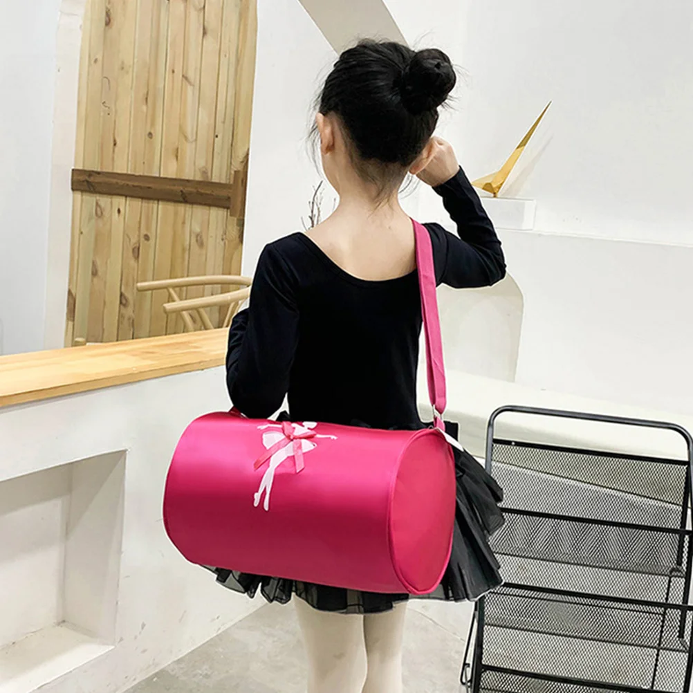 Ballet Dance Bag Large Capacity Oxford Cloth Cross-Body Bag Sports Storage Dance Backpack -Shoulder Pouch