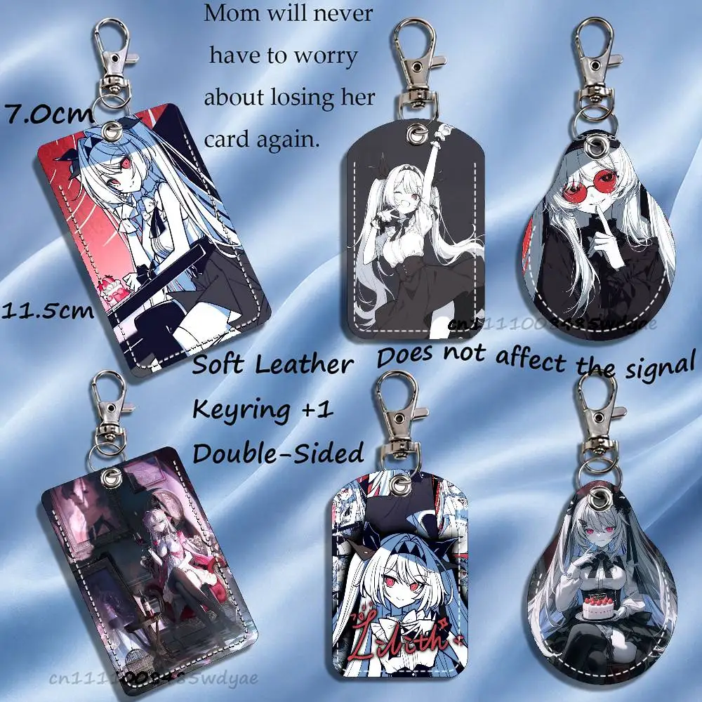 Lilith The NOexistenceN of You AND Me Card Keychain Fashion Pendant Bag ID Door Card Case Bus Card Cute Adult