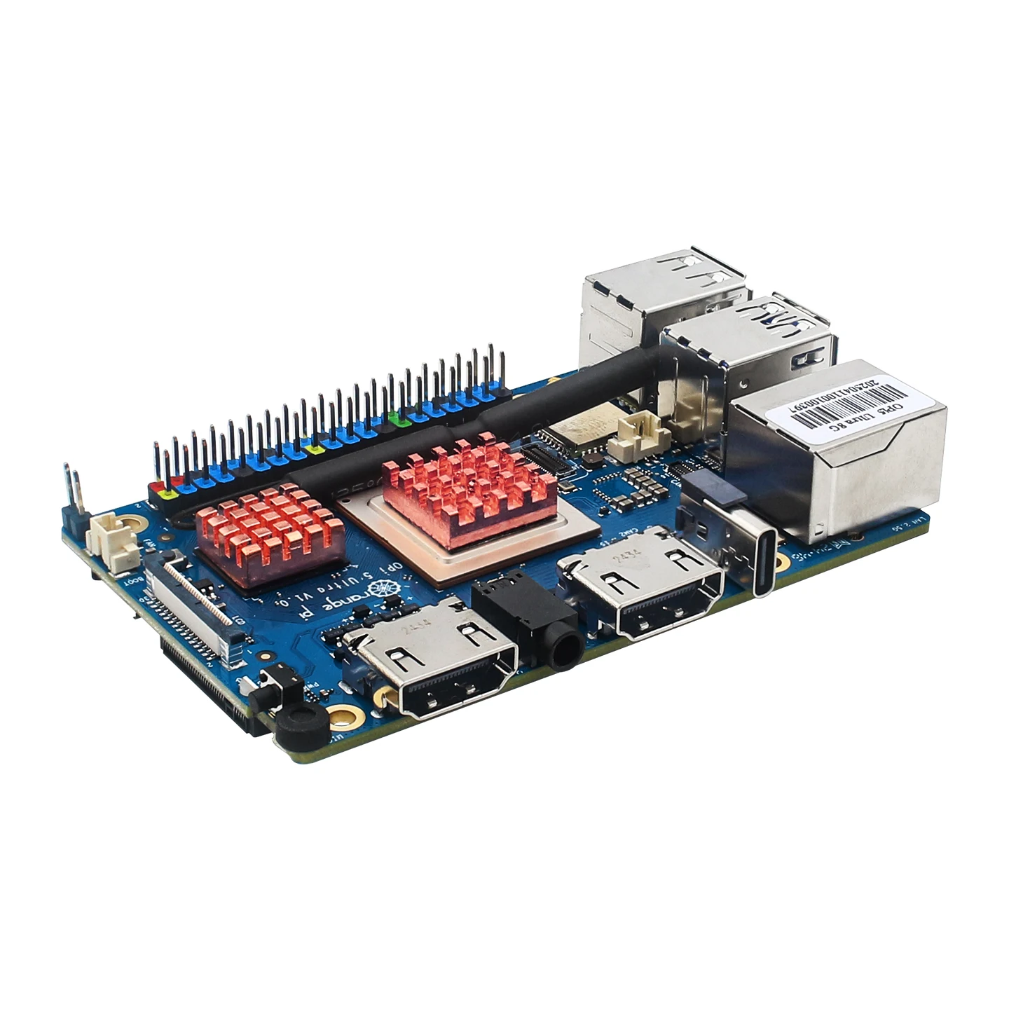 Оранжевый пирог 5 ультра радиатор Orangepi 5 ультра медный радиатор с набором термопроводящих клеев