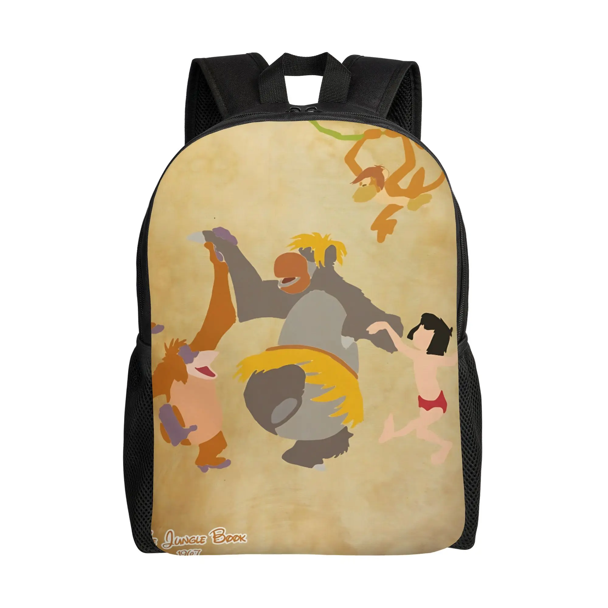

1Piece Dance New School Year Knapsack The Jungle Book High School Students Backpack