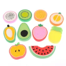 1pcs Sponge for body Fruit Shaped Body Cleaning Sponge Cartoon Bath Sponge Bath The Bathroom Supplies Fruit Shape Stock Sponge