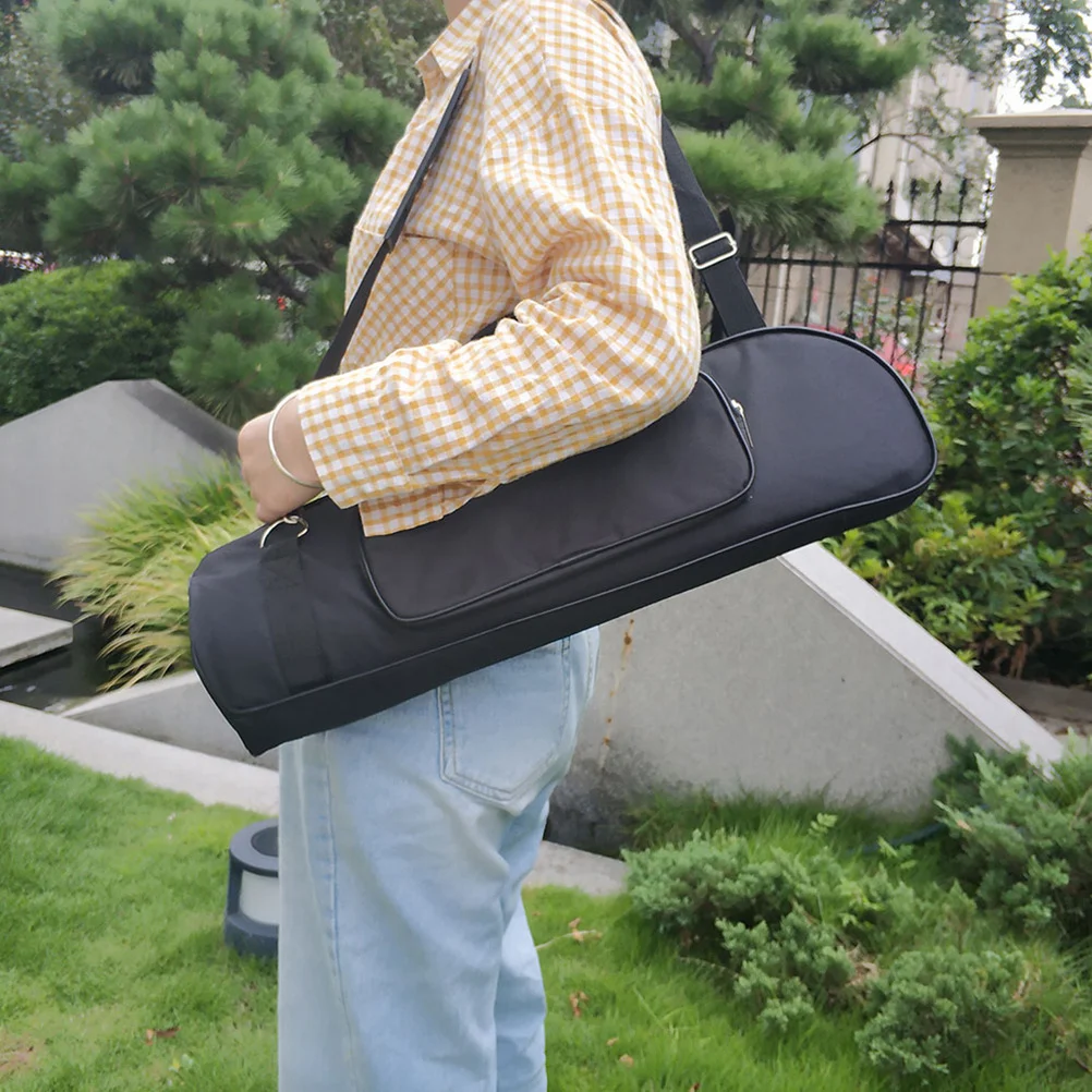 حقيبة جيتار خفيفة الوزن مقاومة للماء من قماش أكسفورد 5 مم حقيبة حمل مبطنة مع جيب جانبي 10 × 28 سم حزام قابل للتعديل #6