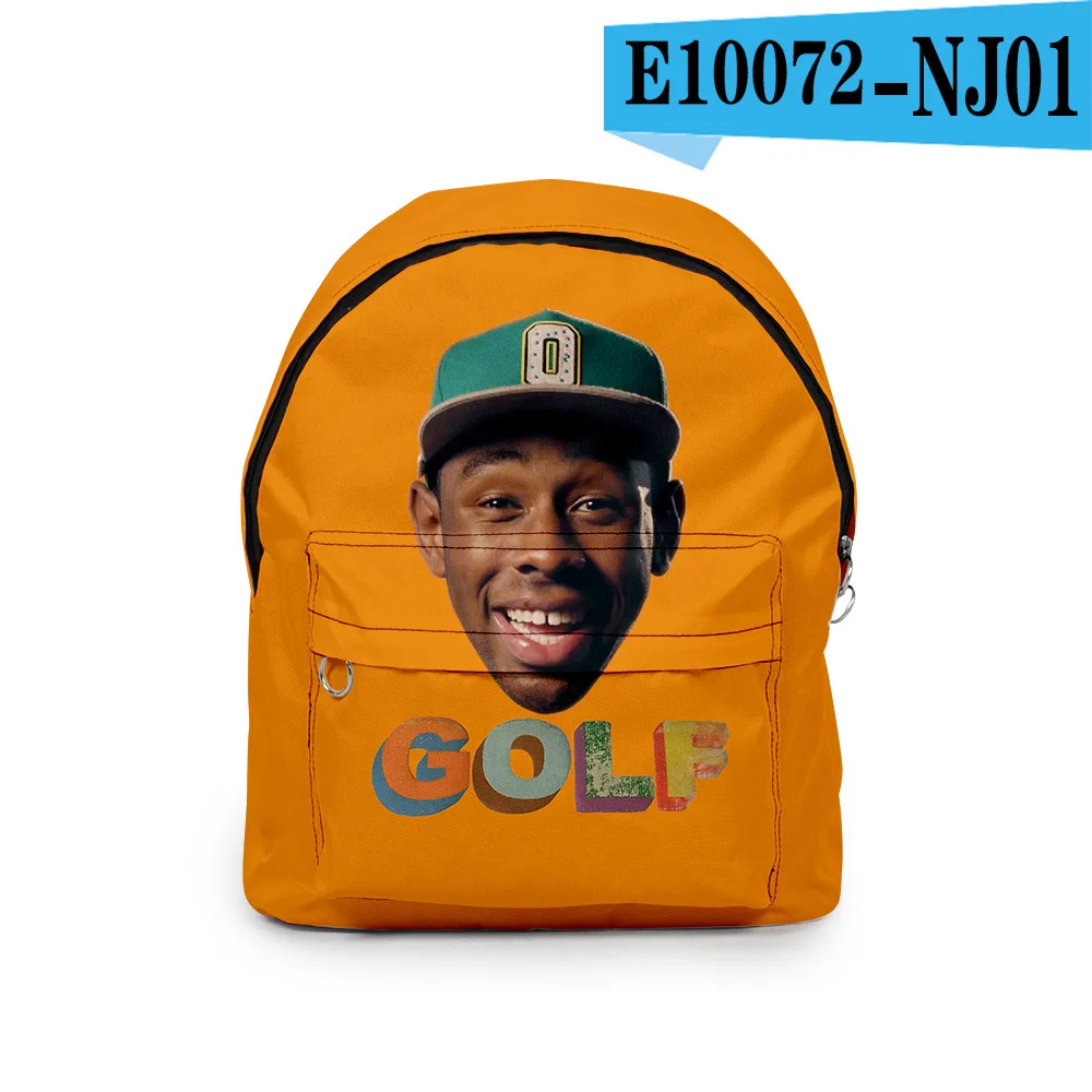 

Trendy Youthful Tyler The Creator Student School Bags Notebook Backpacks 3D Print Oxford Waterproof Boys/Girls Travel Bags