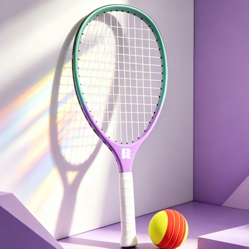 Lightweight Typti Racket All Carbon Fiber Typti Racket Shock Absorption Noise Reduction Rackets Professional Racquet Sports