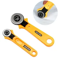 28/45mm Patchwork Roller Wheel Round Knife Cloth Cutting Knife Knife Leather Craft Fabrics Rotary Cutter For Leather Fabrics