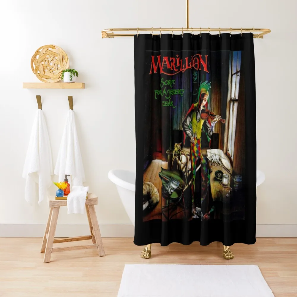 

Marillion Band Music Logo Shower Curtain For The Bathroom Shower For Bathroom Washable Waterproof Fabric Shower Curtain