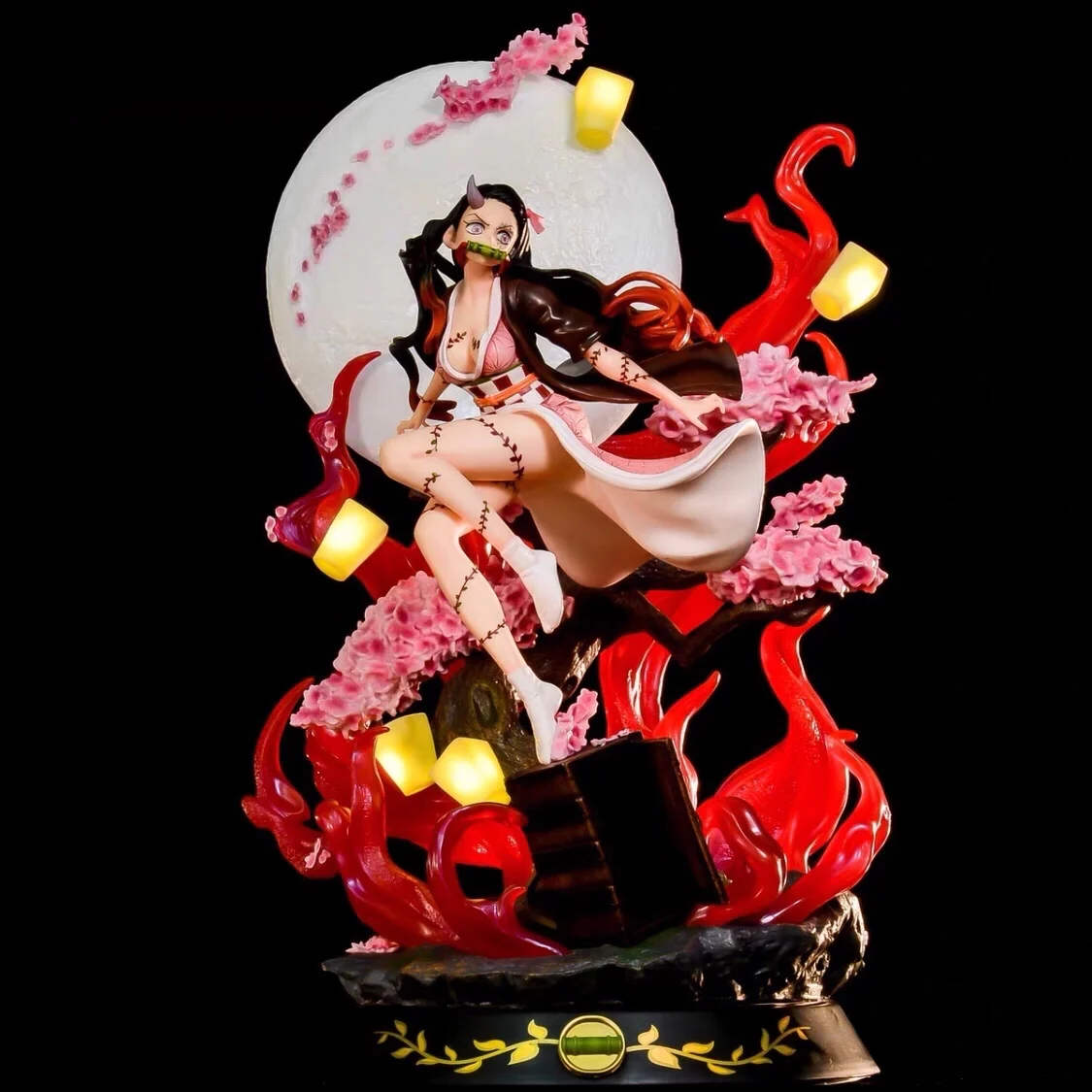

Demon Slayer Kamado Nezuko Agatsuma Zenitsu Kokushibo Kamado Tanjirou Tsugikuni Handmade anime peripheral model decoration gift