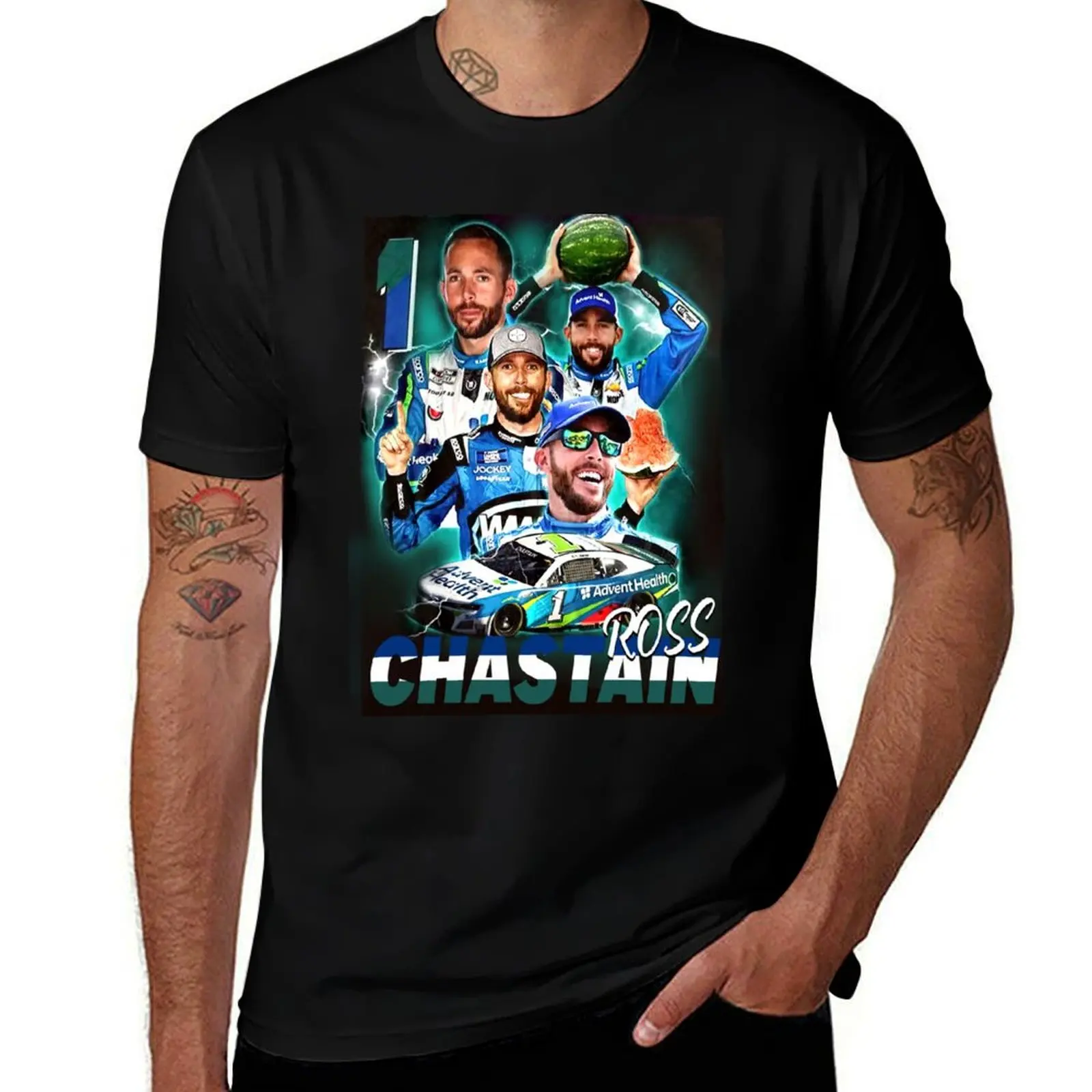 

Ross Chastain Vintage T-Shirt man t shirts graphic t shirt for man 100 percent cotton g man t shirts for men T-shirt