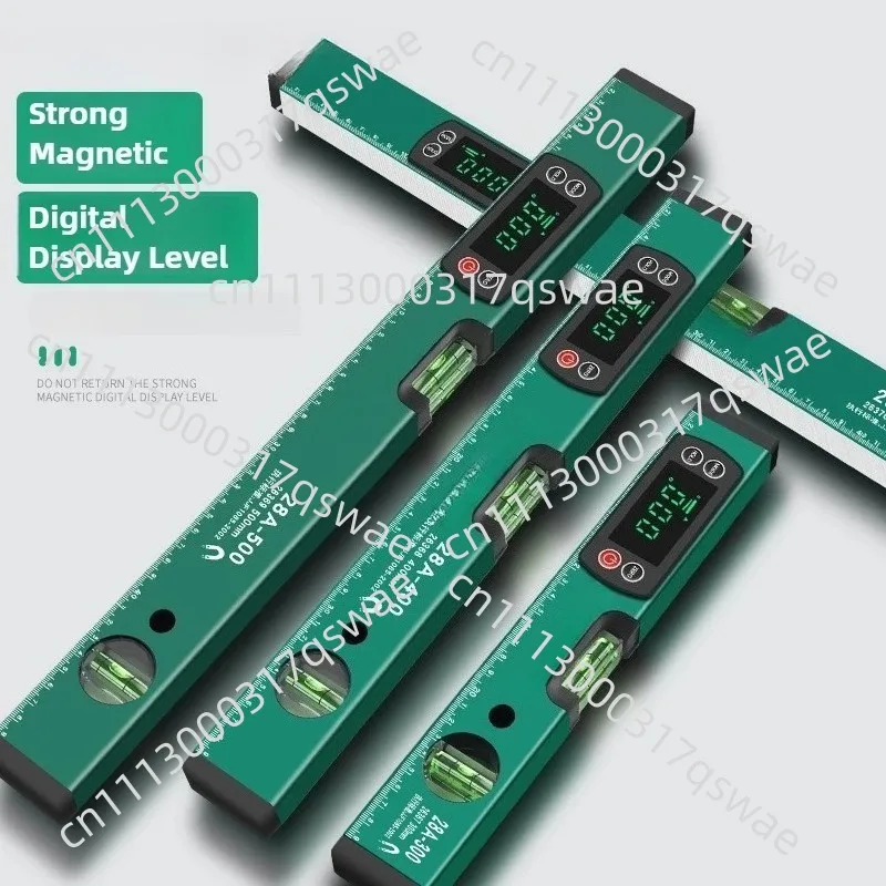 Digital protractor, high precision angle measuring instrument, bubble magnetic level, woodworking tools