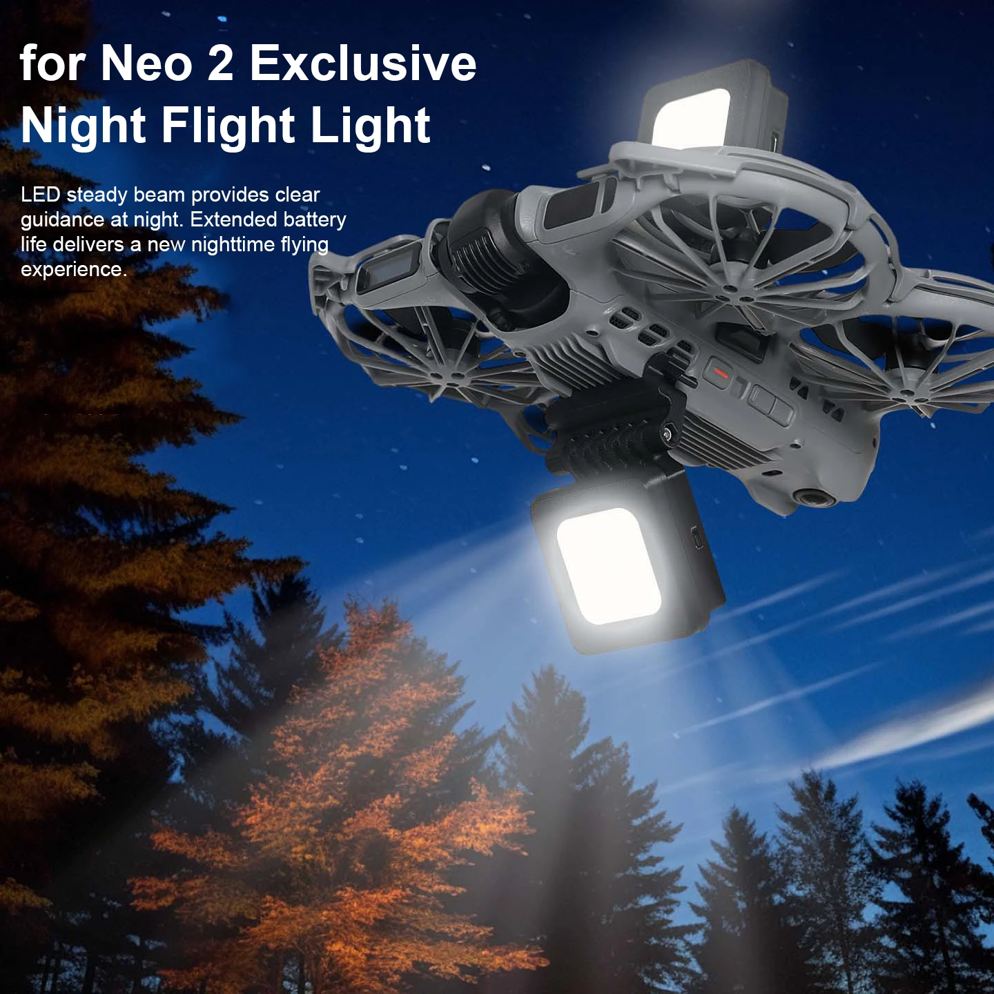 

LED Lights Landing Gear for DJI Neo 2 Drone Quick Release Navigation Night Flying Light Rechargeable Lamp Drone Accessories