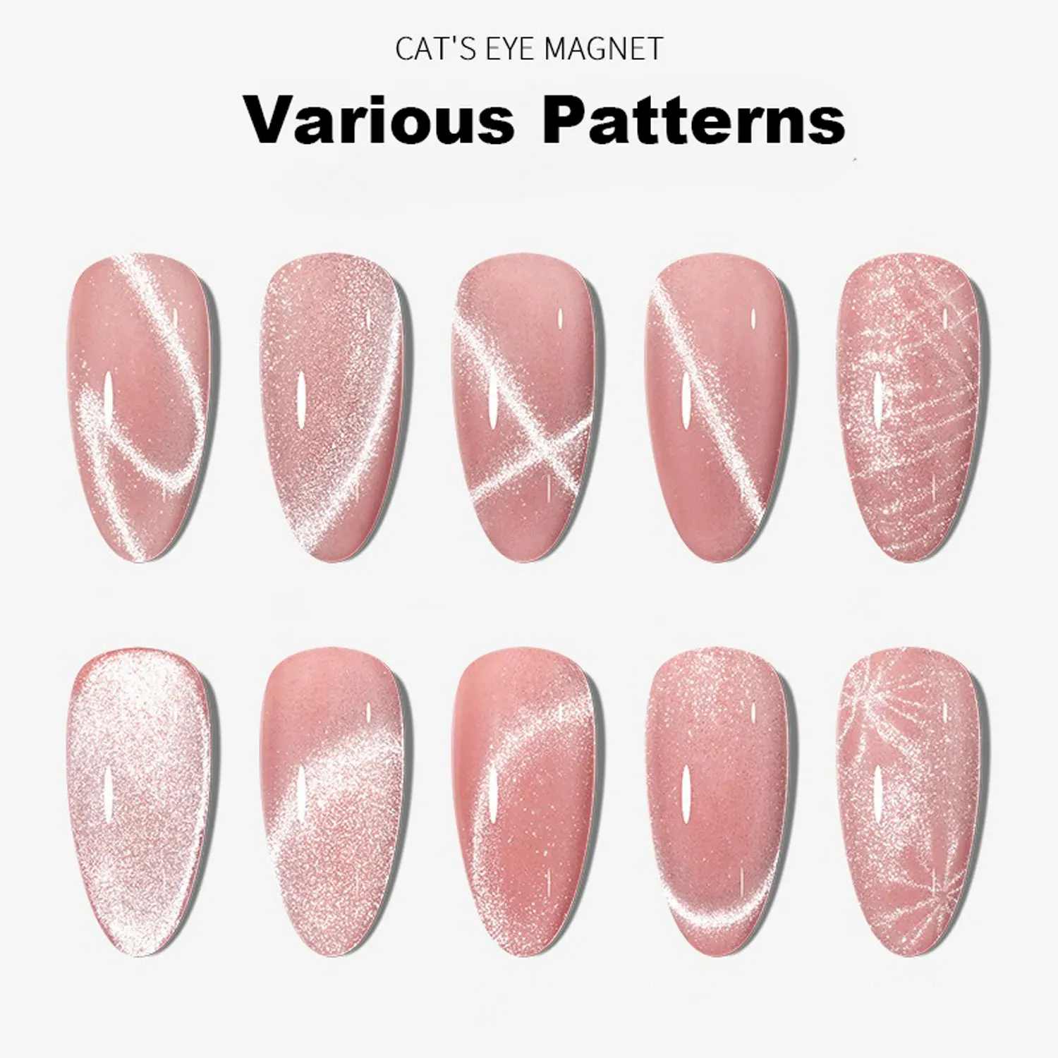 Cat Eye Nail Magnetic Stick Cylindrical Magnet for UV Gel Polish Snowlight Glitter Effect Tools Manicure Design Tool 1 PCS