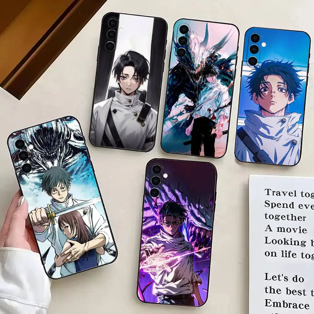 

J-Jujutsu O-Okkotsu Y-Yuta-OY Phone Case For Samsung Galaxy A73,A72,A71,A70,A53,A52,A51,Others Soft Black Cover