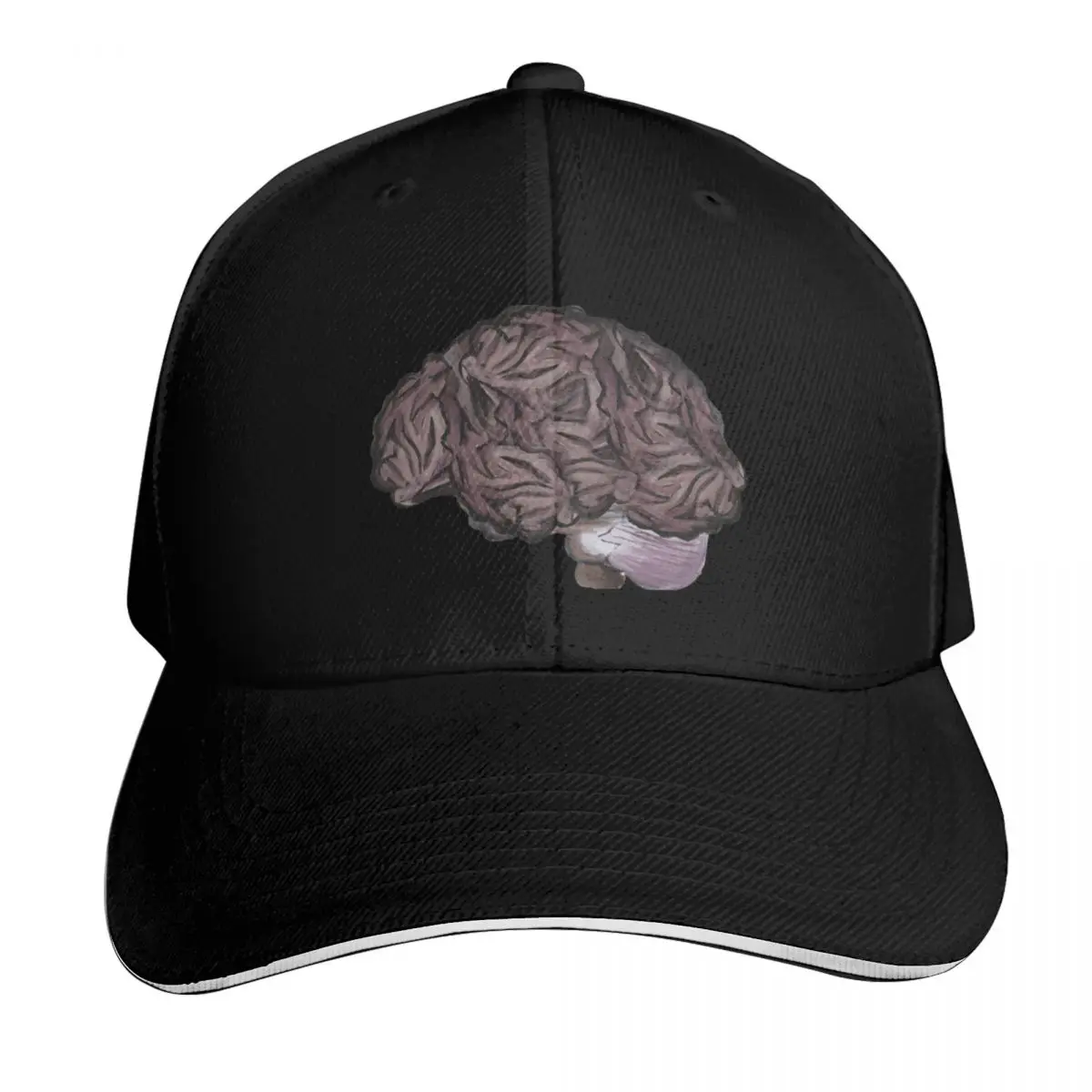 My brain on display Baseball Cap Streetwear Hip Hop Trendy Vintage Retro Embroidered Lightweight Packable