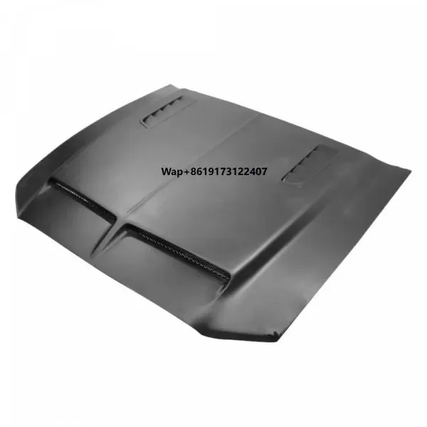 

High Quality A53kr Style Carbon Fiber Car Front Engine Hood Bonnet Cover for Mustang 10-14