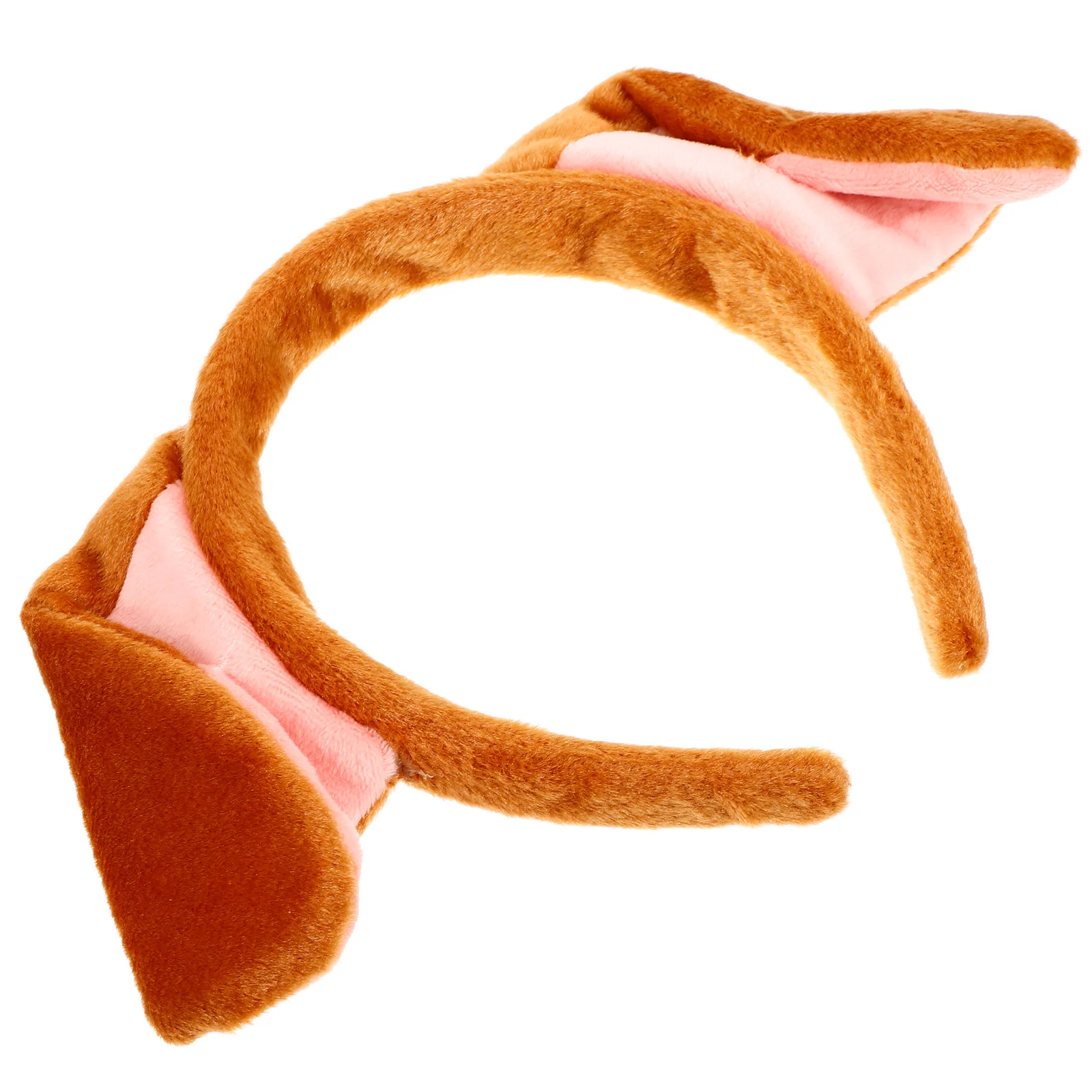 

Cartoon Dog Ears Headband Cloth Headdress Hair Accessories Yellow Fabric Stretchy Durable One Size Fits Most Costumes Gifts Kids