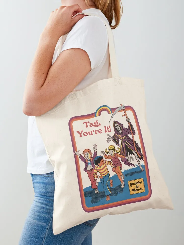 علامة، حقيبة حمل You're It، حقيبة صديقة للبيئة، حقيبة كبيرة للنساء قابلة للطي وقابلة لإعادة الاستخدام #1