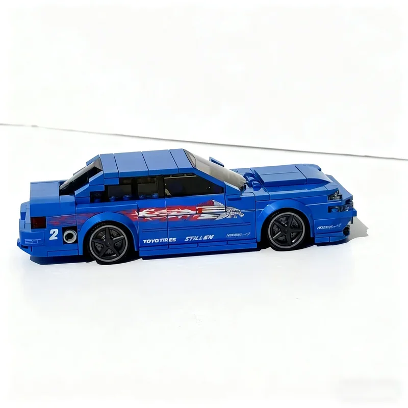 280pcs MOC Fast Furious Vince S Nissan Maxima City Champions Super Car Model Building Blocks Architecture Festival Gifts Toy view 6