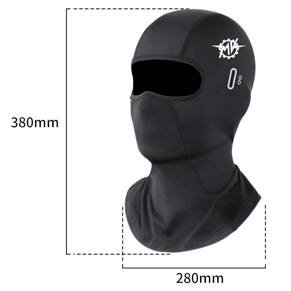 For MV Agusta F3 F4 RR F4 RC 675 800 Brutale 800 1000 Cycling Cap Summer Cooling Motorcycle Balaclava Hats Sun UV Protection