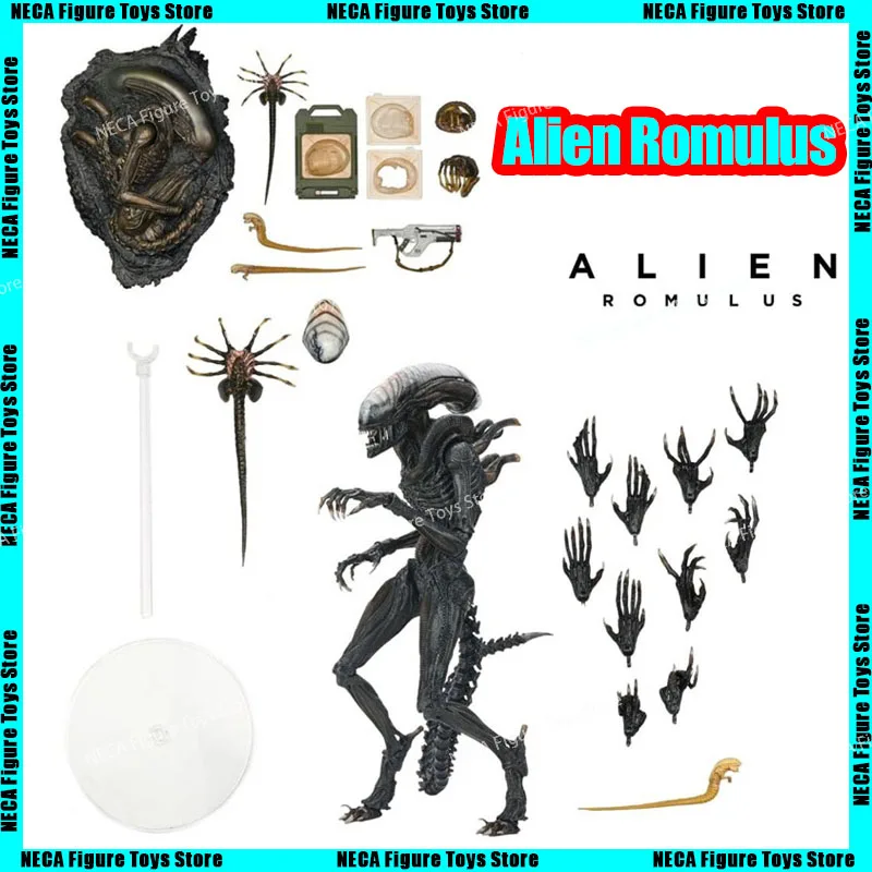 

Новинка 2024, комплект аксессуаров Neca Alien Romulus Alien, коллекция аниме-фигурок, модель куклы, детская игрушка, подарок на Рождество и день рождения