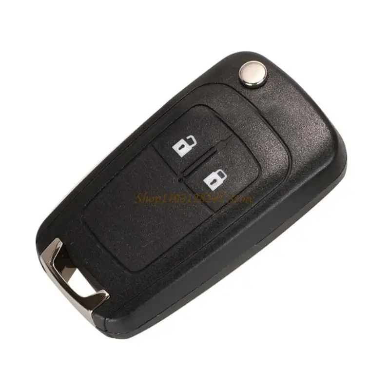 N5KD Vehicle Foldable Case Folding Car Case Shell Replacement Enhances Durability for Round Emblems Car Keys