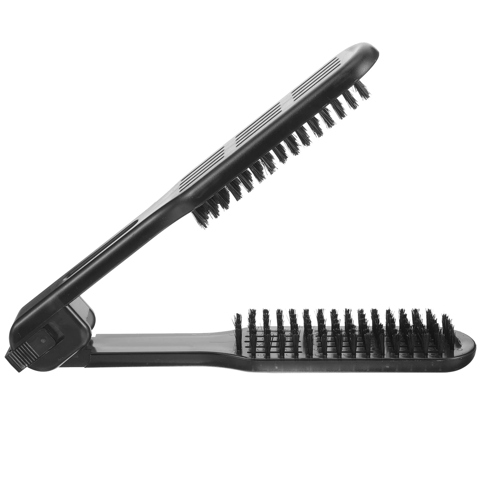 Straightener Brush for Women Double Sided Hair Comb Salon Straightening Combs Clamp Mane Miss